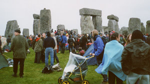 Wet throng